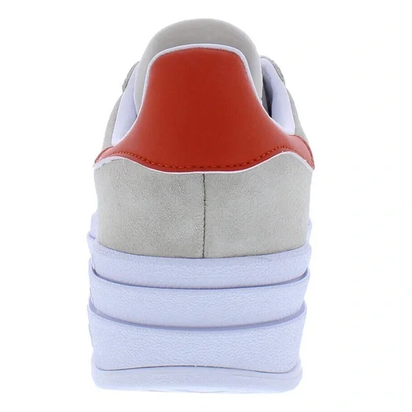 Adidas Gazelle Bold Women's Shoes Color: Khaki/White/Orange